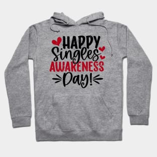 Anti Valentines Day No Cupid Happy Singles Awareness Day Hoodie